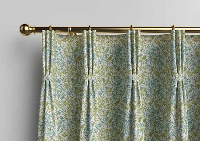 Leaf Vine, Jade - Made to Measure Curtains - Image 11